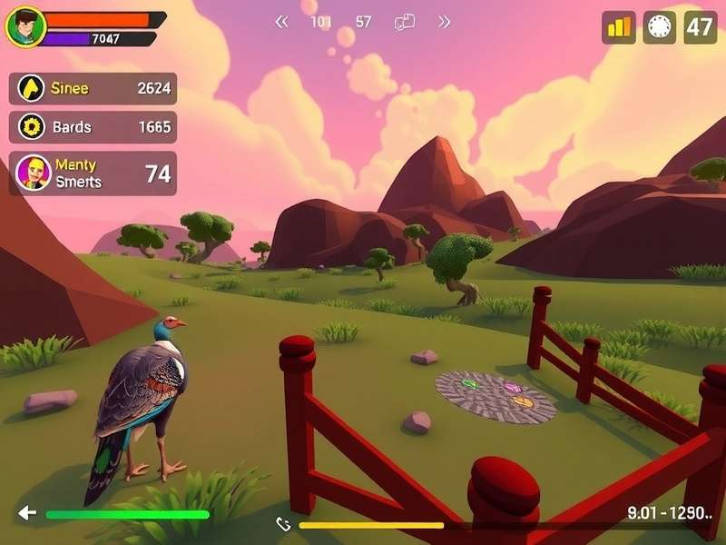 Peacock Pursuit strategy guide showing level map