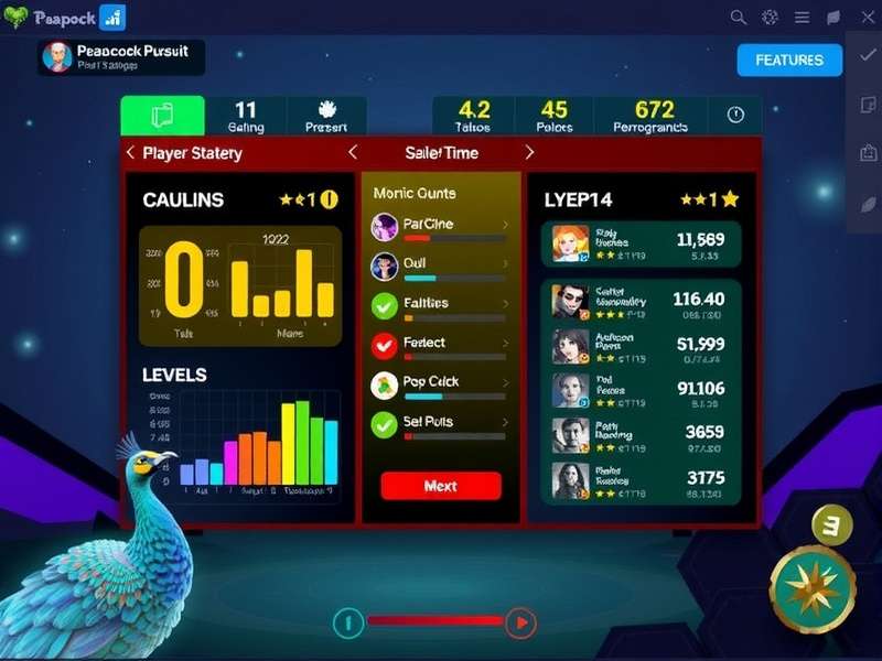 Peacock Pursuit upcoming features preview